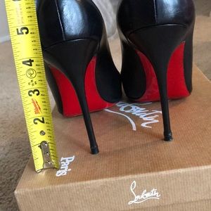 Décolleté 100mm used with sole protectors